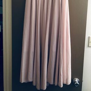 Dusty Pink Maxi Skirt